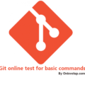 Git online test for basic commands
