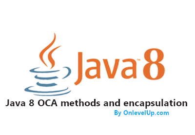 OCA Java SE 8 methods and encapsulation practice