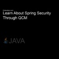 Learn about spring security through MCQ