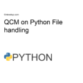 qcm on python file handling