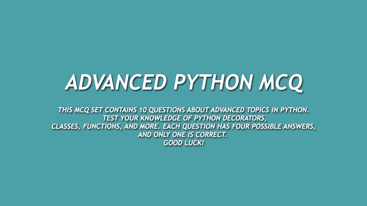 cover python quiz